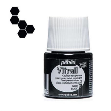 VITRAIL 15 PEBEO NOIR 45ML