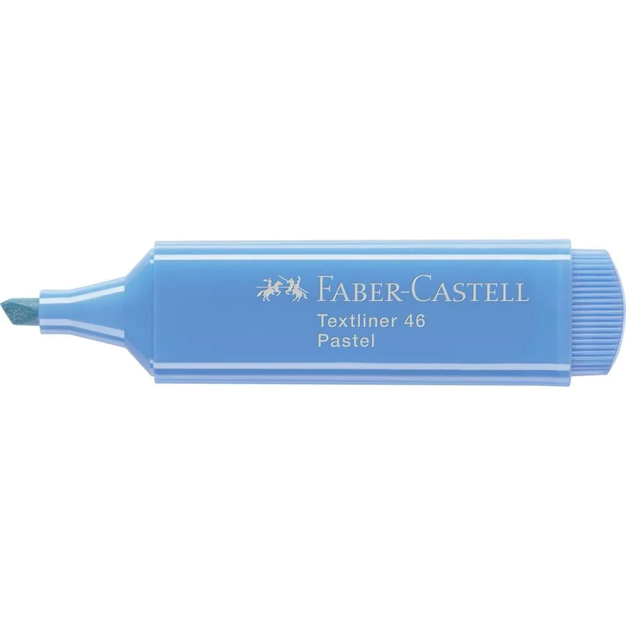 Surligneur Textliner 46 Pastel bleu ultramarine -  FABER CASTELL - Vue 3