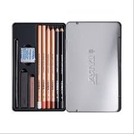 SET GRAPHITE DE 11 PIECES EN BOITE METAL