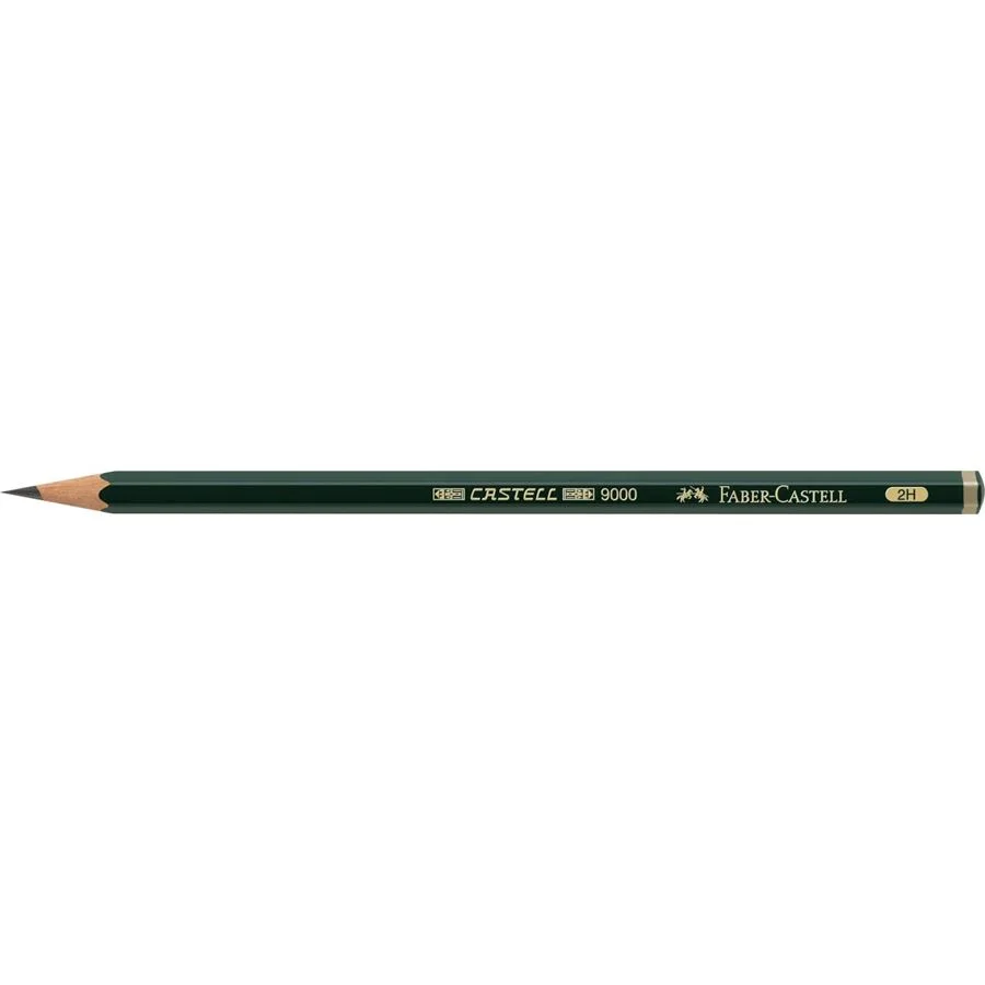 CRAYONS GRAPHITES D'ART  9000   2H   - FABER CASTELL - Vue 3