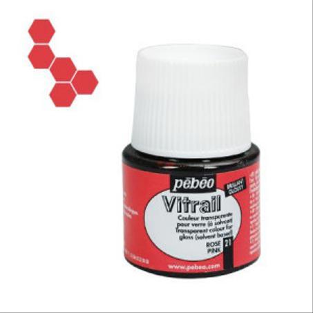 VITRAIL 21 PEBEO ROSE 45ML
