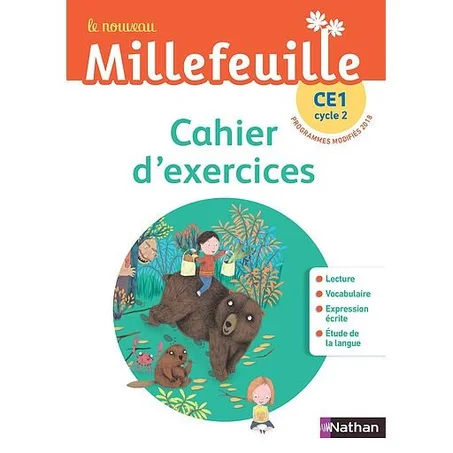 Le nouveau Millefeuille CE1 - cahier d'activités - éd 2023