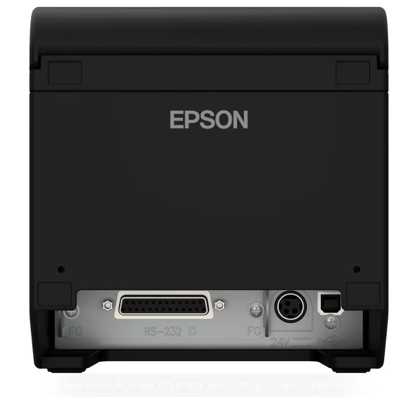 Imprimante de tickets POS EPSON TM-T20III (011) USB + série (C31CH51011) - Vue 3
