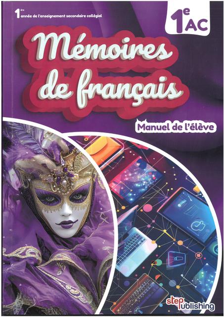 MEMOIRES DE FRANCAIS 1AC