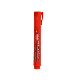 MARQEUR  PERMANENT ROUGE  -  FABER CASTELL - Vue 3