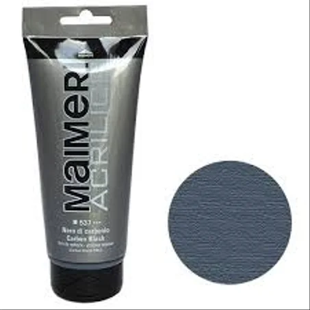 MAIMERI 537 ACRILIQUE NOIR DE CARBONE 200 ML MADE IN ITALY
