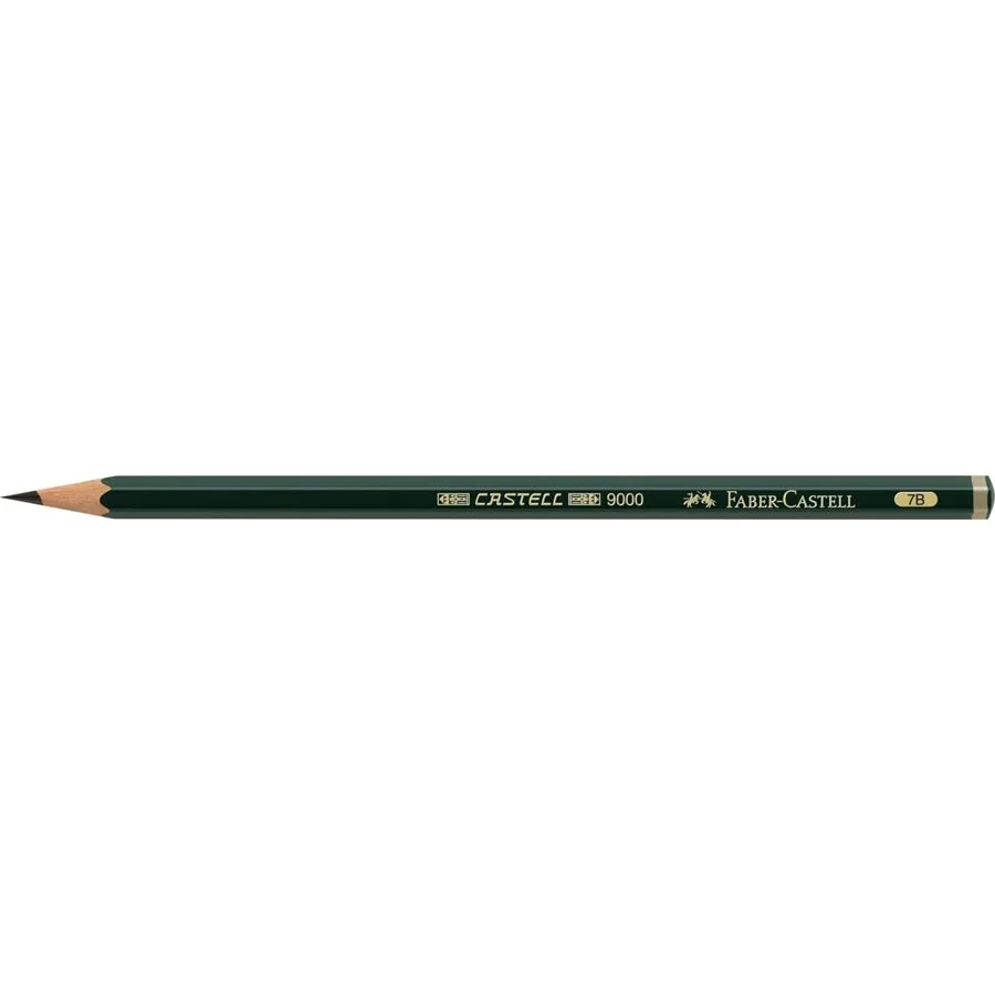 CRAYONS GRAPHITES D'ART 9000   7B   - FABER CASTELL - Vue 3