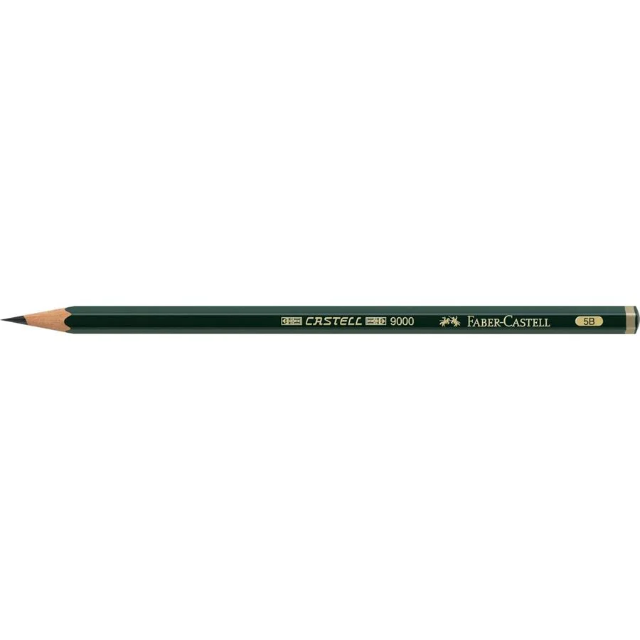 CRAYONS GRAPHITES D'ART 9000   5B   - FABER CASTELL - Vue 3