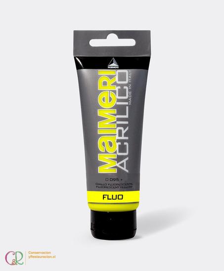 MAIMERI 095 ACRILIQUE FLUORESCENT  JAUNE 200 ML MADE IN ITALY