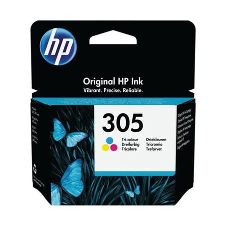 HP Cartouche Jet d'Encre 305, Trois Couleurs Authentique, 100 pages (3YM60AE)