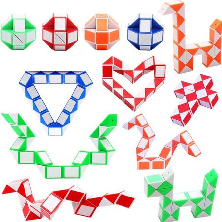 SNAKE CUBE MULTICOULEUR