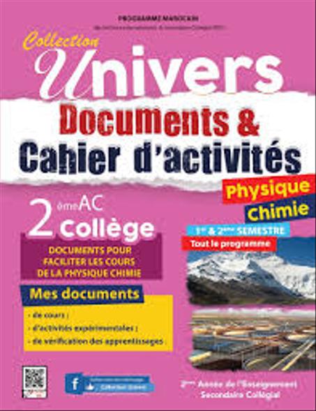 Documents Physique/Chimie collection univers 2AC