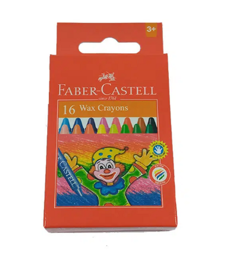CRAYON DE COULEUR DE 16 EN CIRE - FABER CASTELL