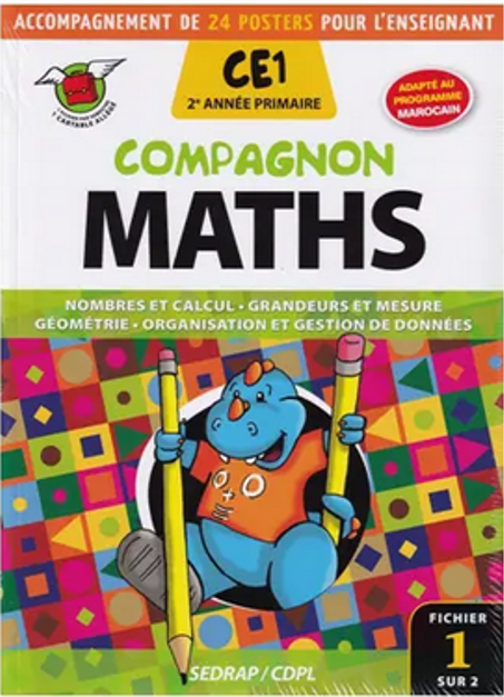 Compagnon Maths CE1 Fichier 1&2