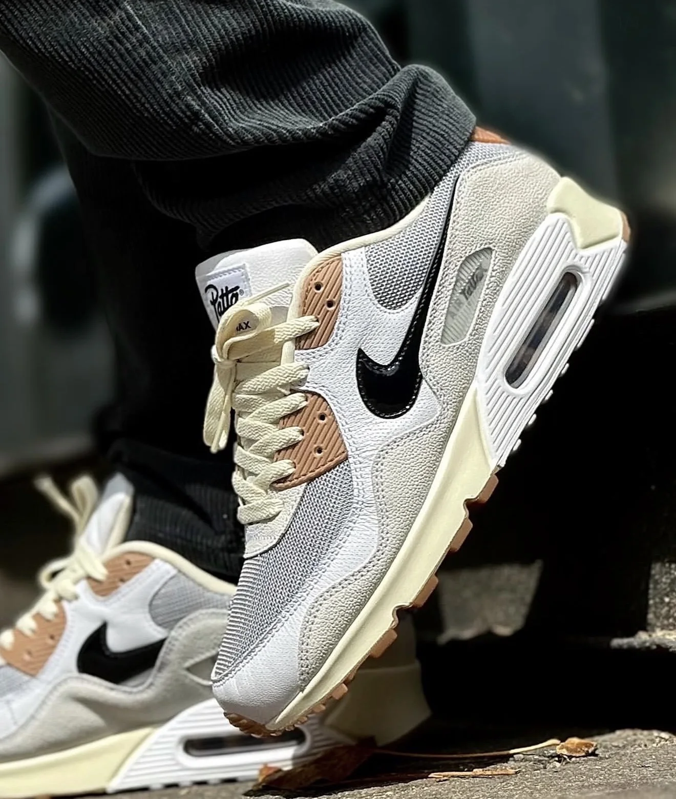 Nike Air Max 90 SP Patta Waves Particle Grey Coconut Milk