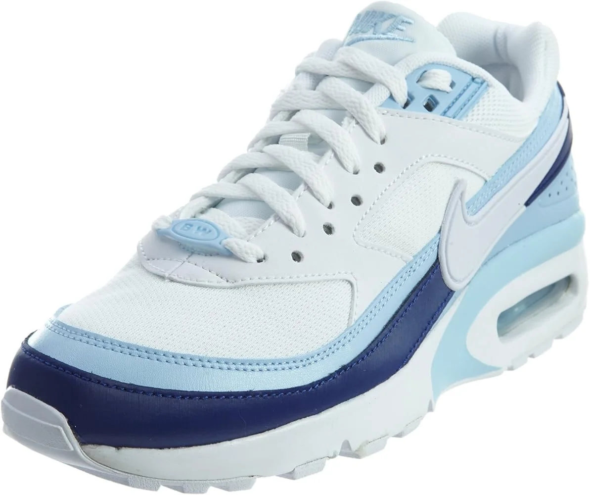 Nike Kids Air Max BW GS Running Shoe Bluecap/White/Deep Royal Blue 7 M US Big Kid