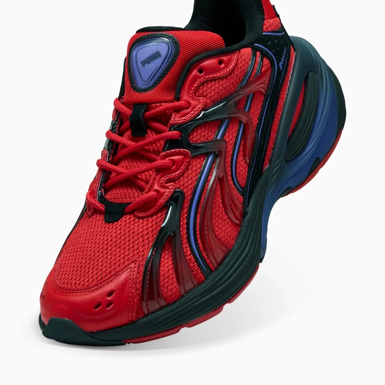 INVEpuma E REV SNEAKERS - Baskets basses - red dark/amethyst/black