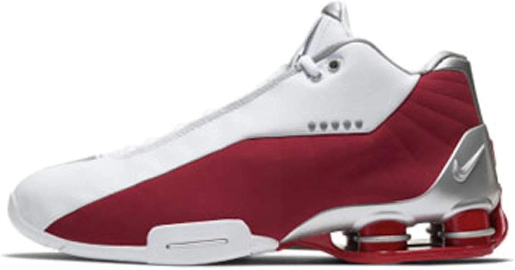 Nike Shox BB4 – Blanc/Rouge (Édition Rare)