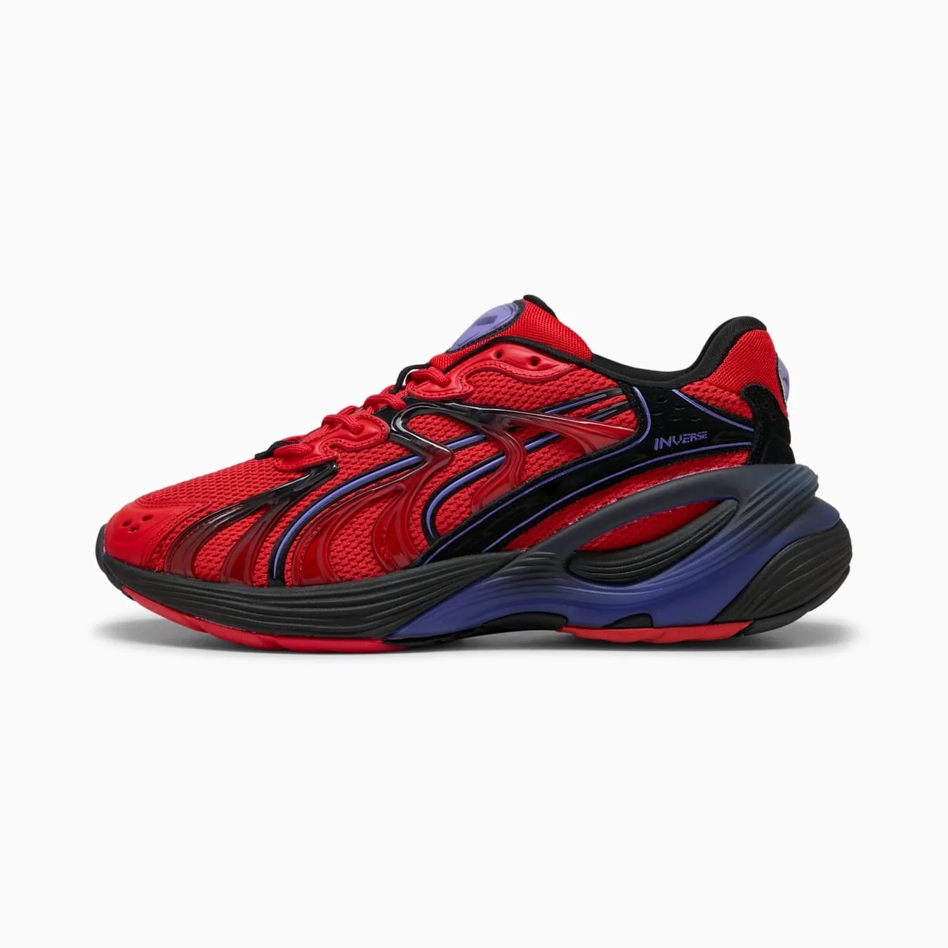 INVEpuma E REV SNEAKERS - Baskets basses - red dark/amethyst/black