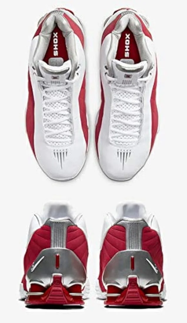 Nike Shox BB4 – Blanc/Rouge (Édition Rare)