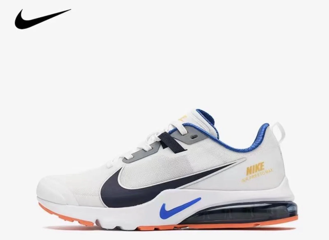 Nike Air Presto Max, un modèle de style sportif doté d'une unité Air visible au talon pour optimiser le confort et la stabilité