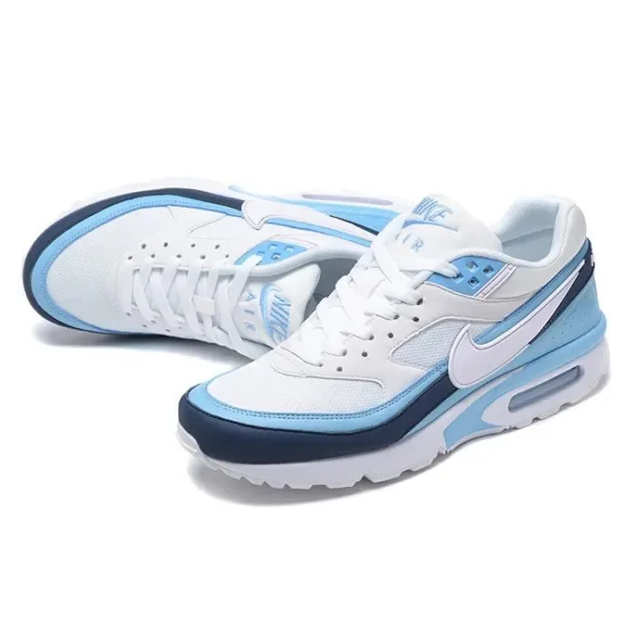 Nike Kids Air Max BW GS Running Shoe Bluecap/White/Deep Royal Blue 7 M US Big Kid