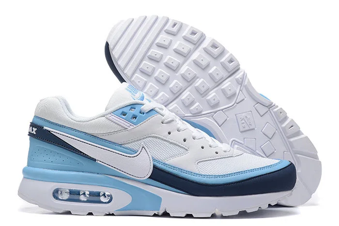 Nike Kids Air Max BW GS Running Shoe Bluecap/White/Deep Royal Blue 7 M US Big Kid