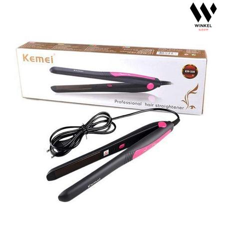 KEMEI مكواة سيراميك احترافية لفرد الشعر
