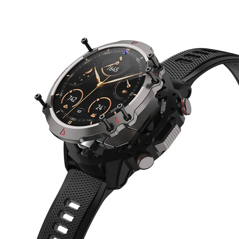 • ساعة بشريحة وكاميرا