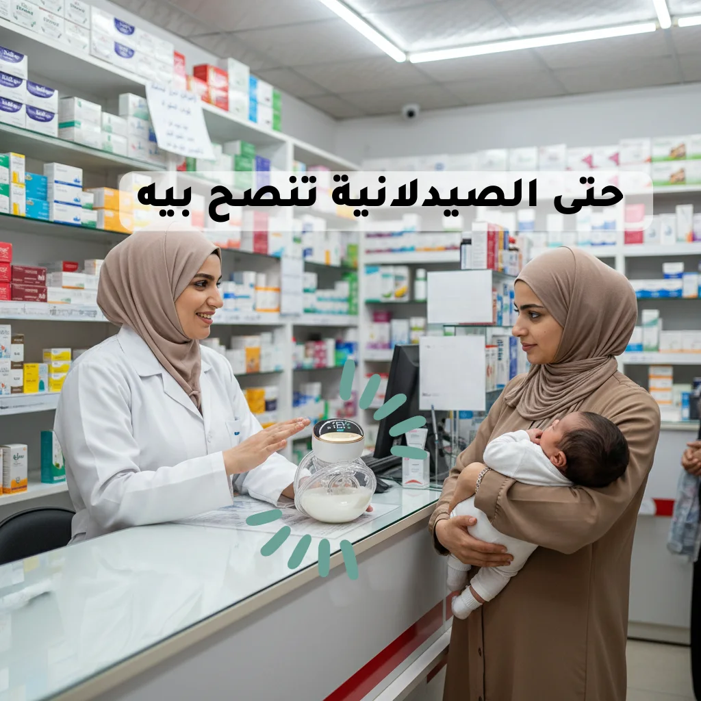 • مضخة حليب لاسلكية للرضاعة الطبيعية
