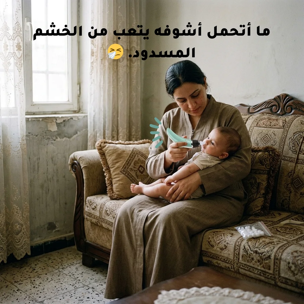 • 	شفاط مخاط للاطفال يعمل بالشحن