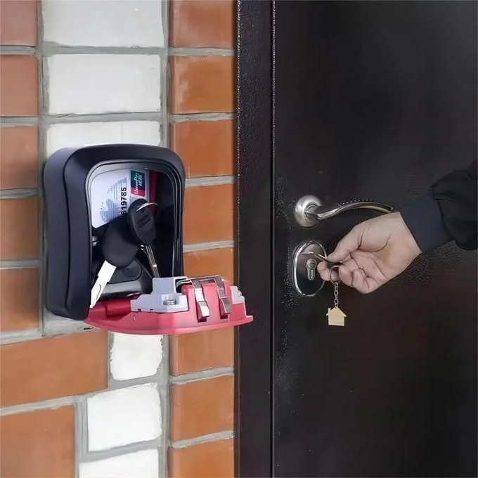 Boîte de Verrouillage à Mot de Passe Murale en PVC, Antivol