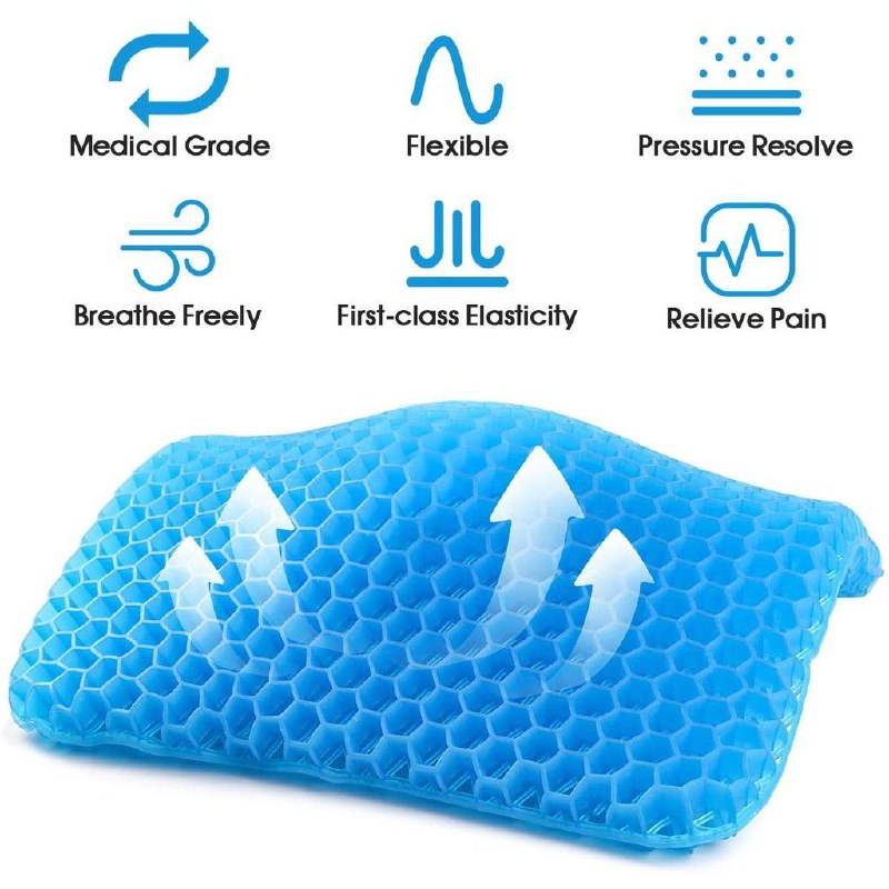 Coussin en gel ICE PAD, siège assis pour voiture bureau chaise extérieur coussin en nid d