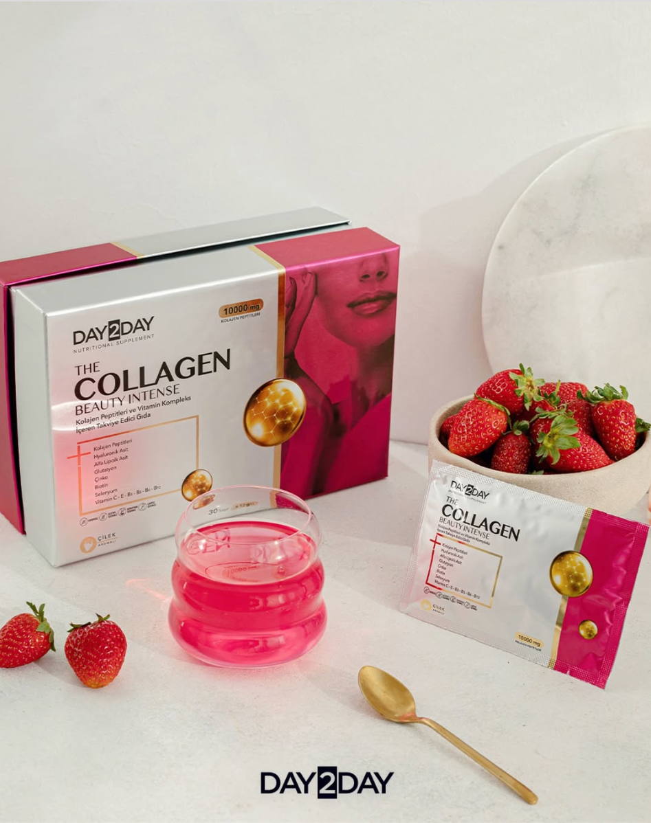 كولاجين الجمال المكثف بطعم الفراولة