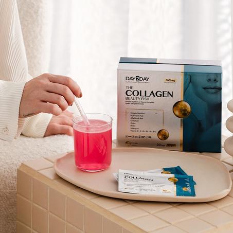 كولاجين داي تو داي البحري – مع فيتامينات متعددة بنكهة الكرز