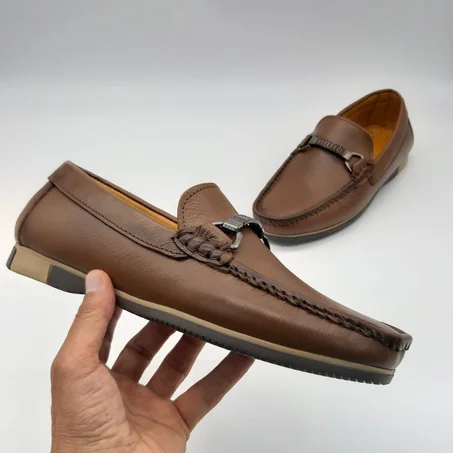 MOCASSIN  100%  EN CUIR POUR HOMMES