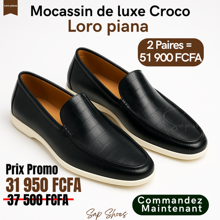 Mocassin Croco - Loro Piana