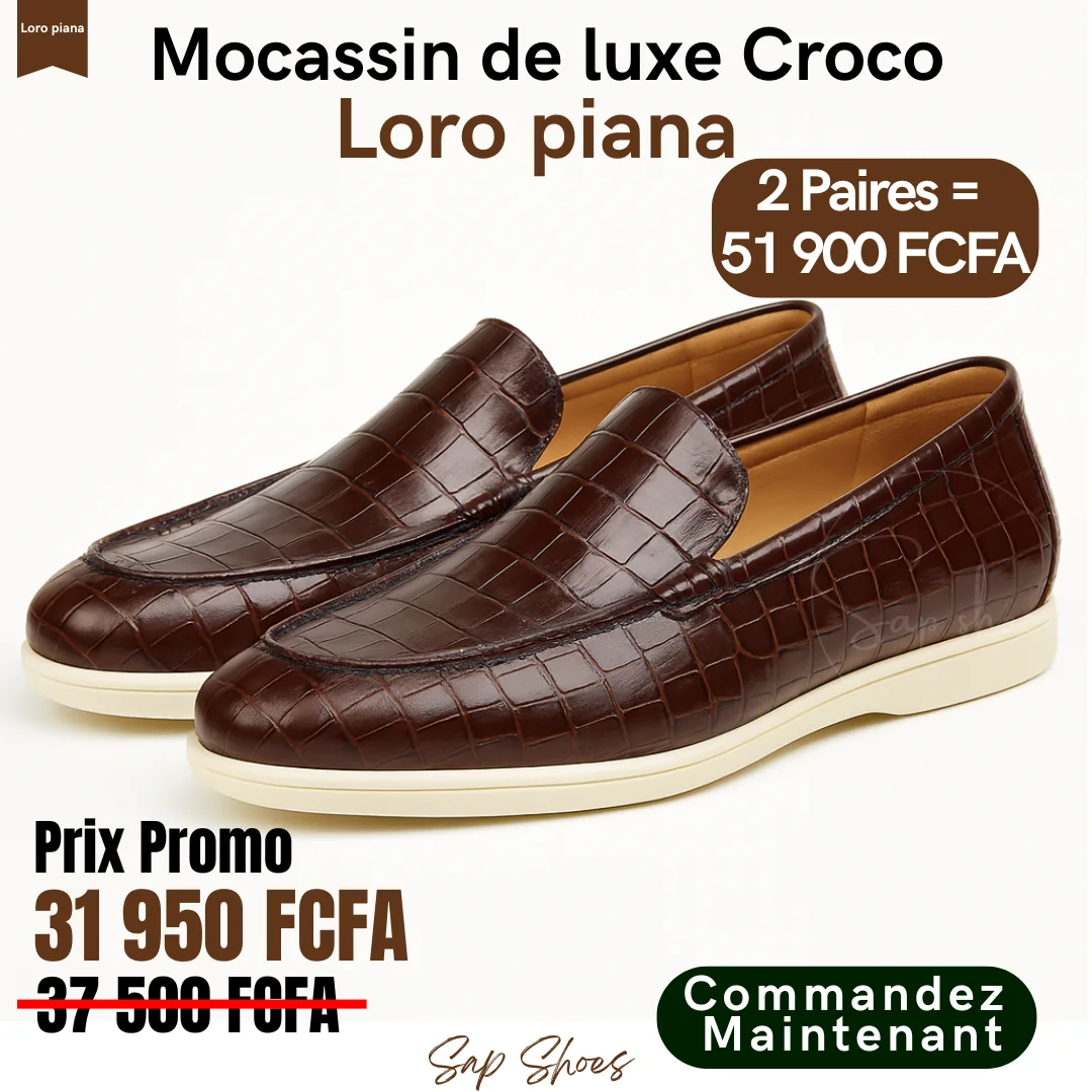 Mocassin Croco - Loro Piana