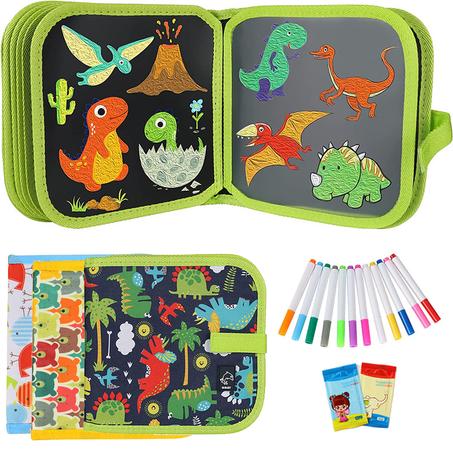 Livre de Peinture Effaçable pour Enfant, Accessoire de Coloriage