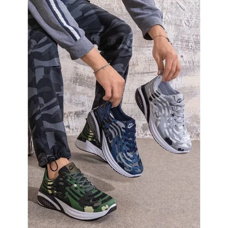 حذاء سنيكرز من باريس رجالي جلد، ألوان متعددة