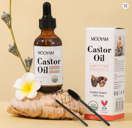 زيت الخروع العضوي المعتمد من مويام ksa