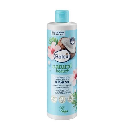 Shampooing Natural Beauty Extrait d'hibiscus bio et lait de coco, 400 ml