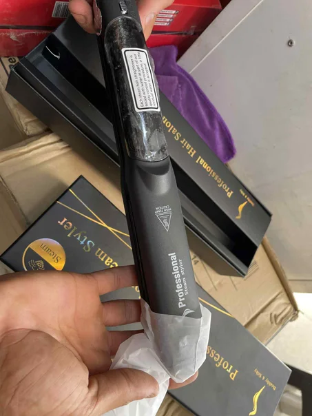 مكواة بخار احترافية للشعر Professional steam  + التوصيل مجاني لحد باب البيت والدفع عن الإستلام