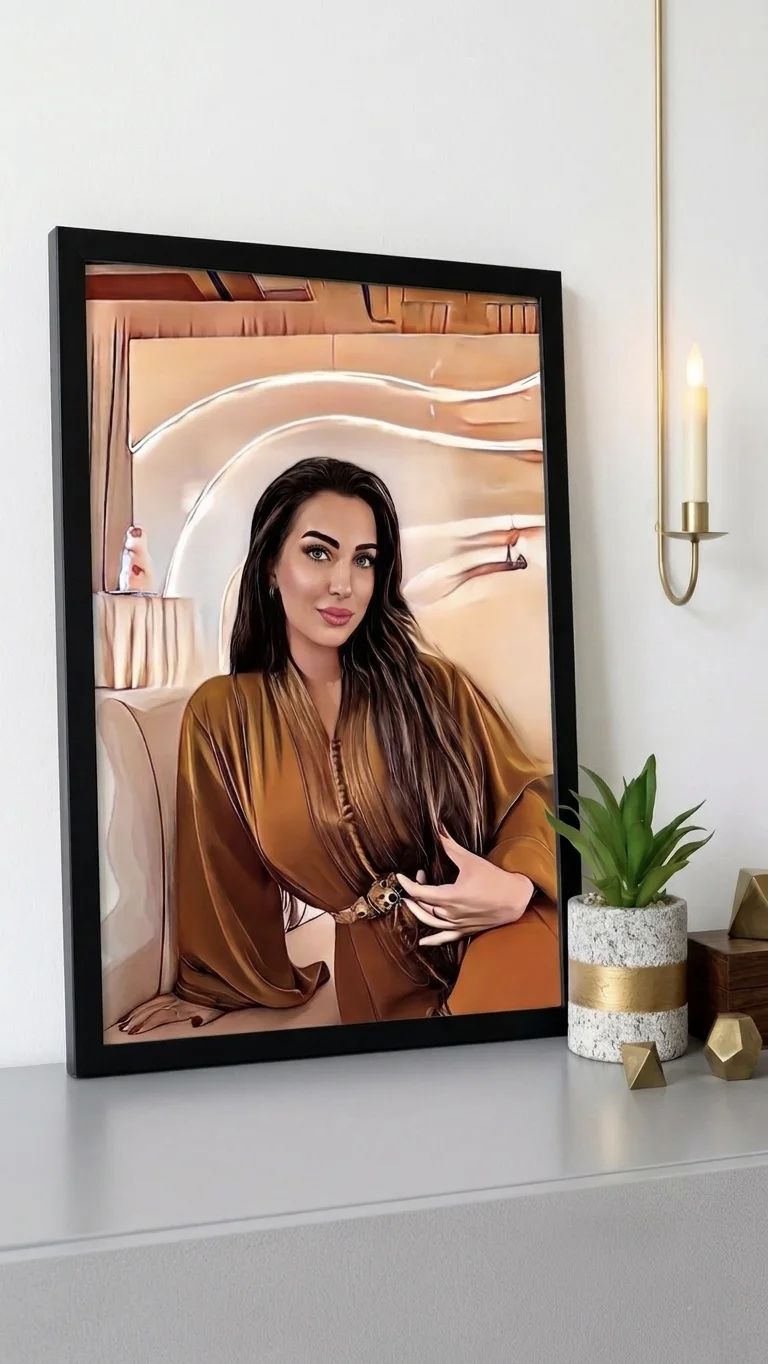 لوحة صورة مخصصة بتصميم عصري – حوّل صورتك إلى تحفة فنية