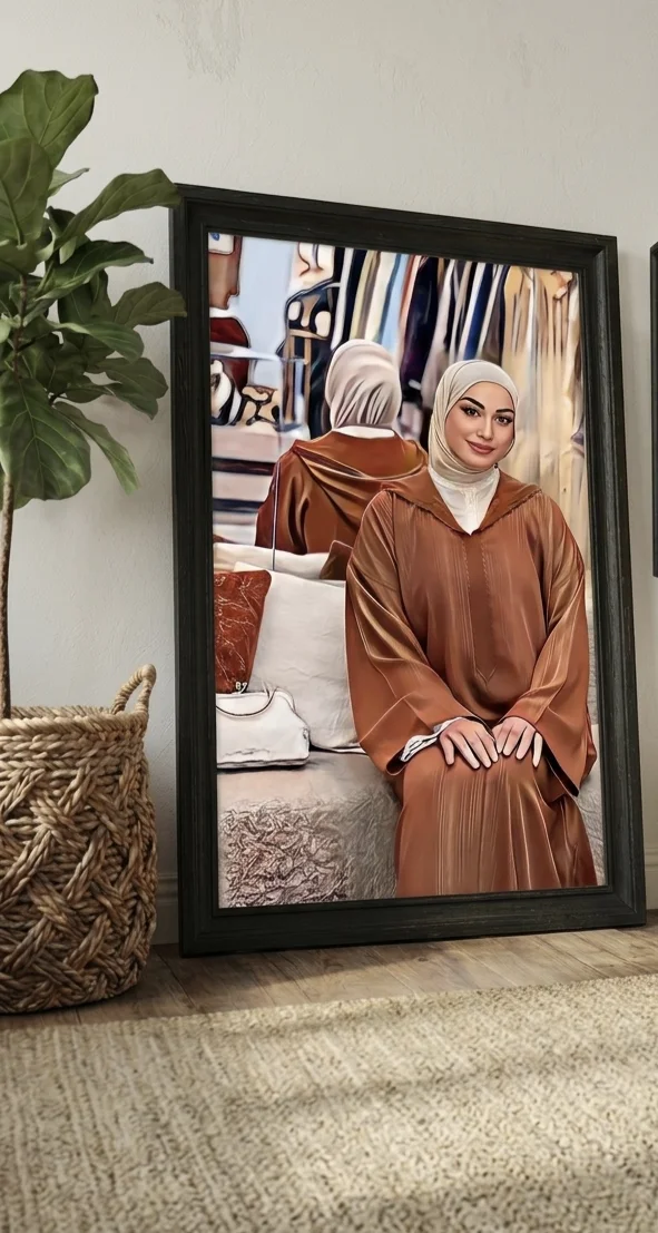 لوحة صورة مخصصة بتصميم عصري – حوّل صورتك إلى تحفة فنية