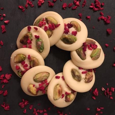 Chocolat blanc pistache  - 500g