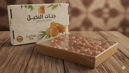 تمور السكري رطب   من جنات النخيل  – جودة عالية في علبة  (3كلغ)