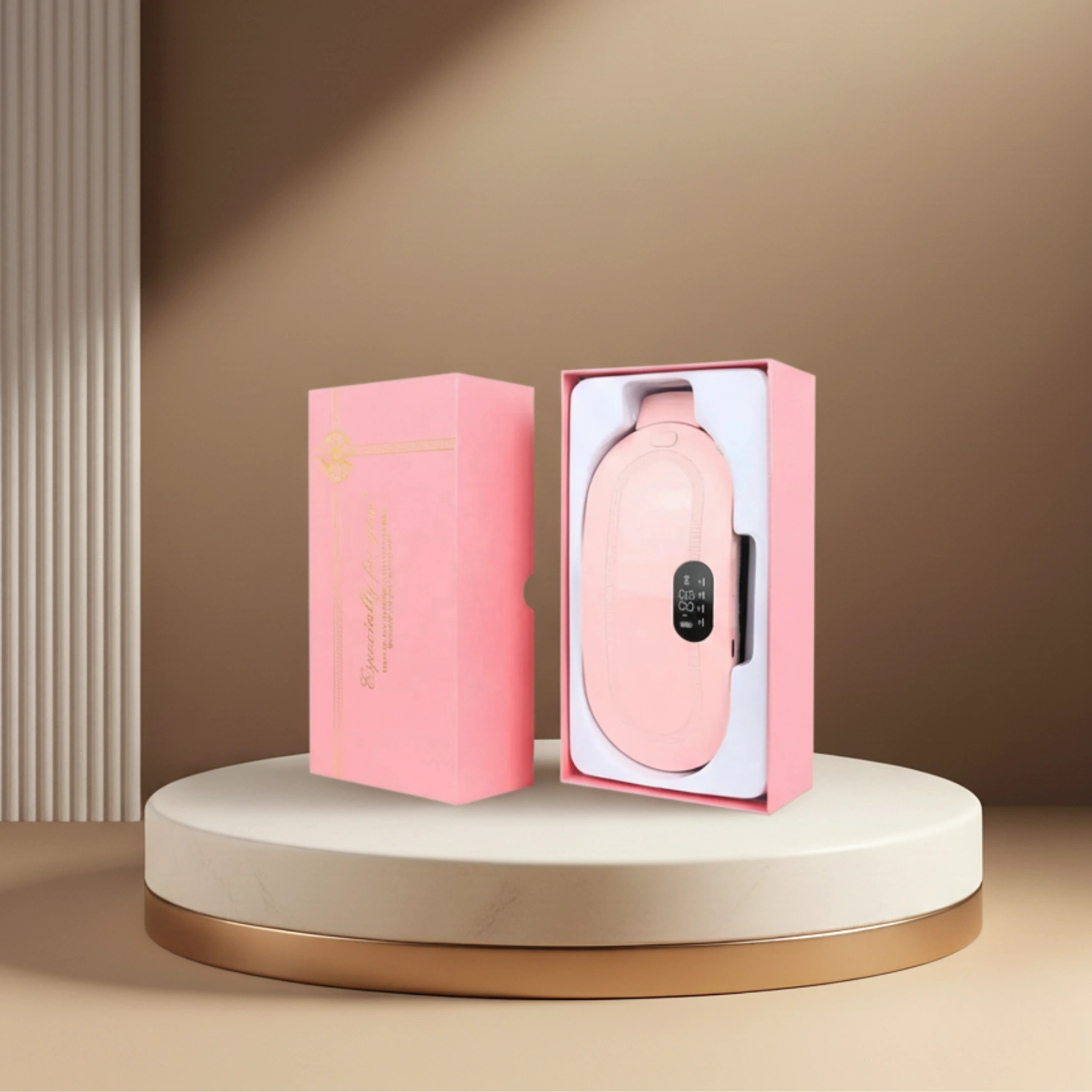 الحزام الكهربائي اللاسلكي لتخفيف تقلصات الدورة الشهرية