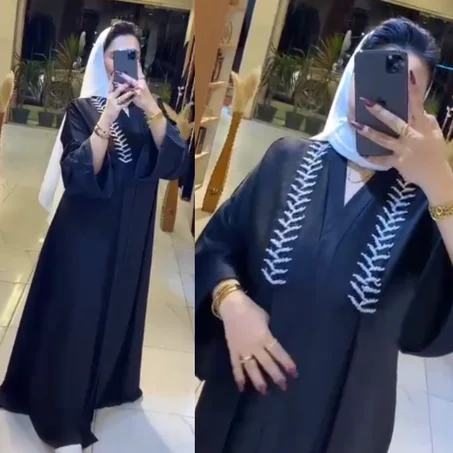 🌙 Abaya Égyptienne Premium – Élégance intemporelle