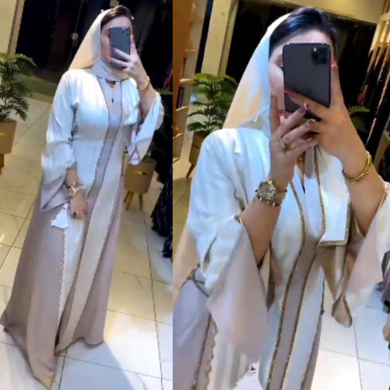 ✨ Abaya Égyptienne 🇪🇬 en Satin de Soie – Élégance Moderne et Confort ✨